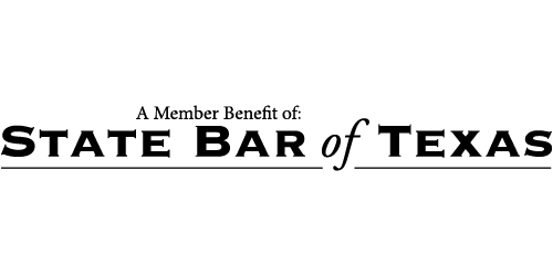 A Member Benefit of State Bar of Texas logo
